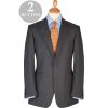 Grey 12oz Two Button Sharkskin Suit