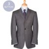 Grey 9oz Three Button Glen Check Suit