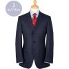 Navy 12oz Three Button Prince of Wales Suit