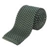 Green Military Silk Knitted Tie 