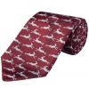 Wine Woven Silk Hare Tie 