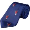 Royal Blue Hunting Fox Silk Tie