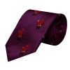 Purple Hunting Fox Silk Tie