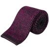 Green Red Marl Wool Knitted Tie 