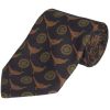 Navy Pheasant Madder Silk Tie 