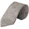 Blue Slate Country Tweed Wool Tie
