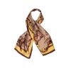Hold Your Horses Narrow Toffee Silk Scarf