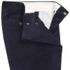 Navy Blue Needlecord Trousers