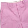 Zip Fly Pink Chino Trousers