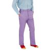 Button Fly Lilac Bright Chino Trousers