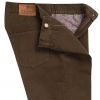 Olive Cotton Twill Jeans 