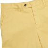 Pale Yellow Summer Gabardine Trousers