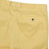 Pale Yellow Summer Gabardine Trousers
