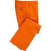 Bright Orange Summer Gabardine Trousers