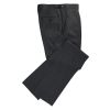 Mid Grey English Flannel Trousers