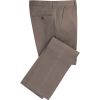 Light Taupe Brown Washed Twill Trousers