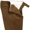 Khaki English Whipcord Side Adjuster Trousers