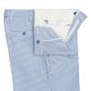 Blue Seersucker Cotton Shorts
