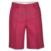 Red Irish Linen Shorts