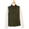 Olive Green Moleskin Field Waistcoat
