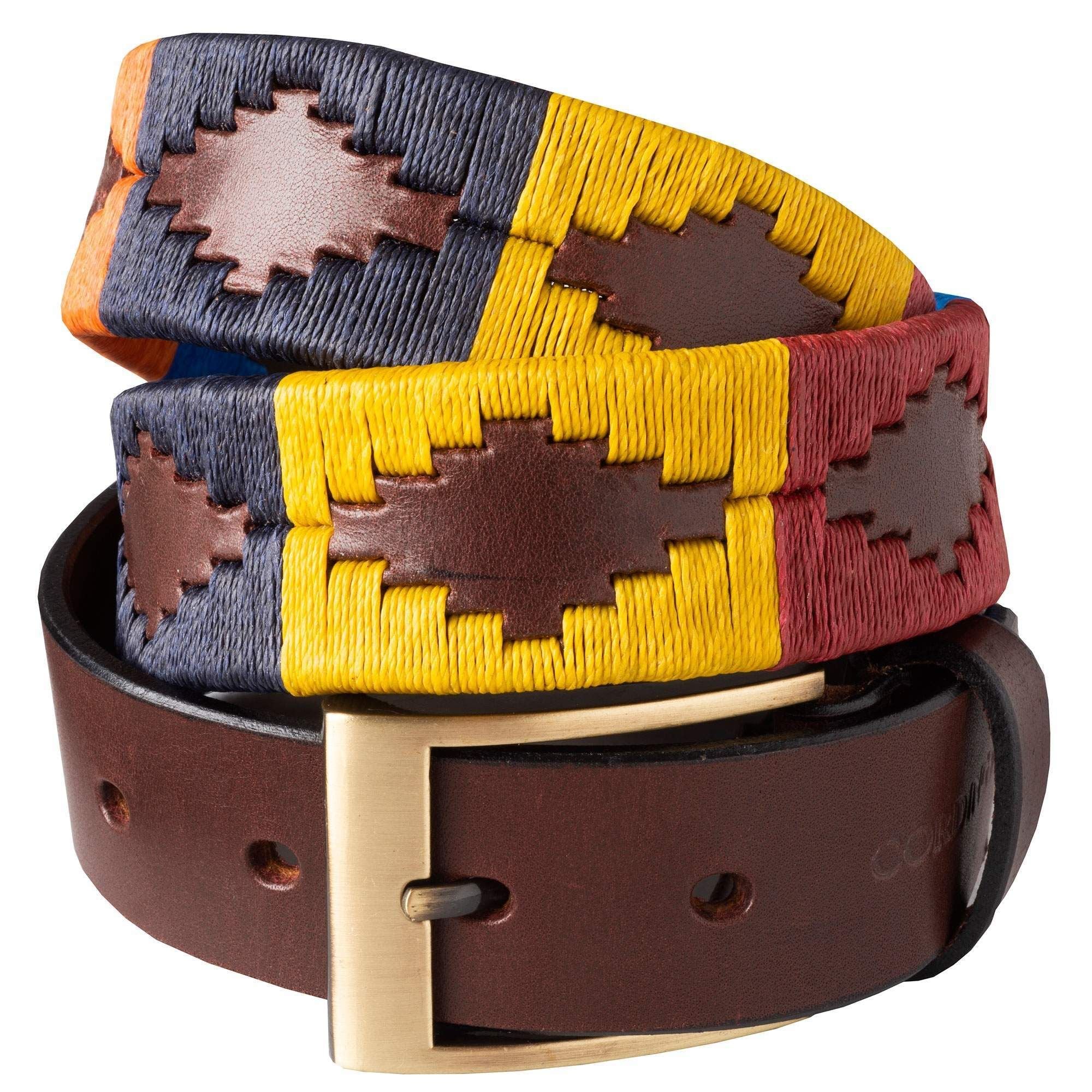 Mustard Windsor Argentinian Polo Belt Men's Country Clothing Cordings