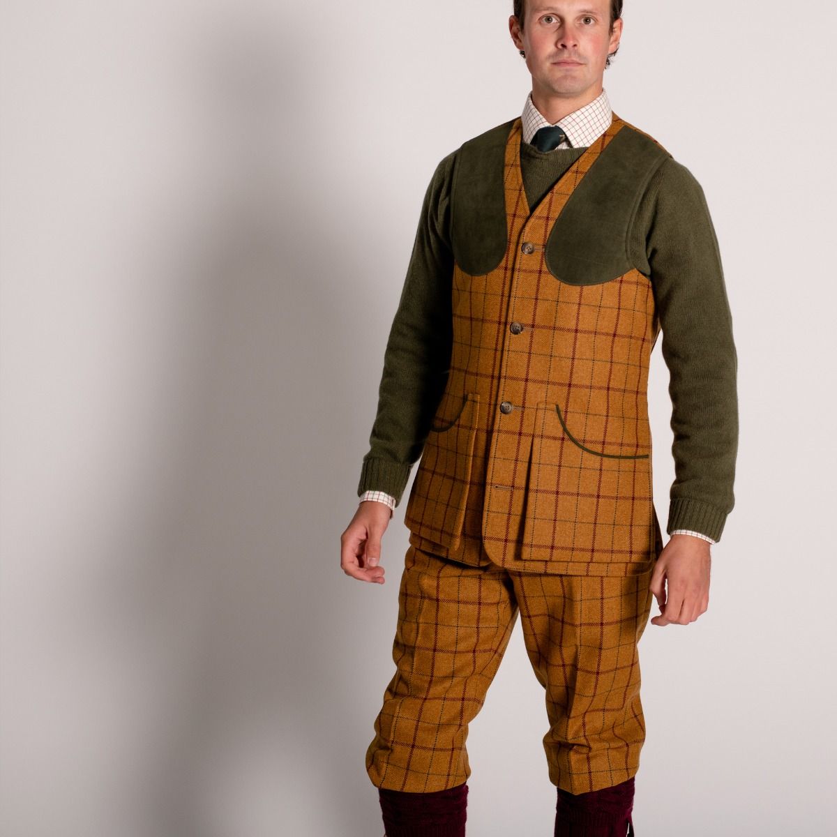 Skipton Tweed Shooting Waistcoat | Men's Country Clothing | Cordings