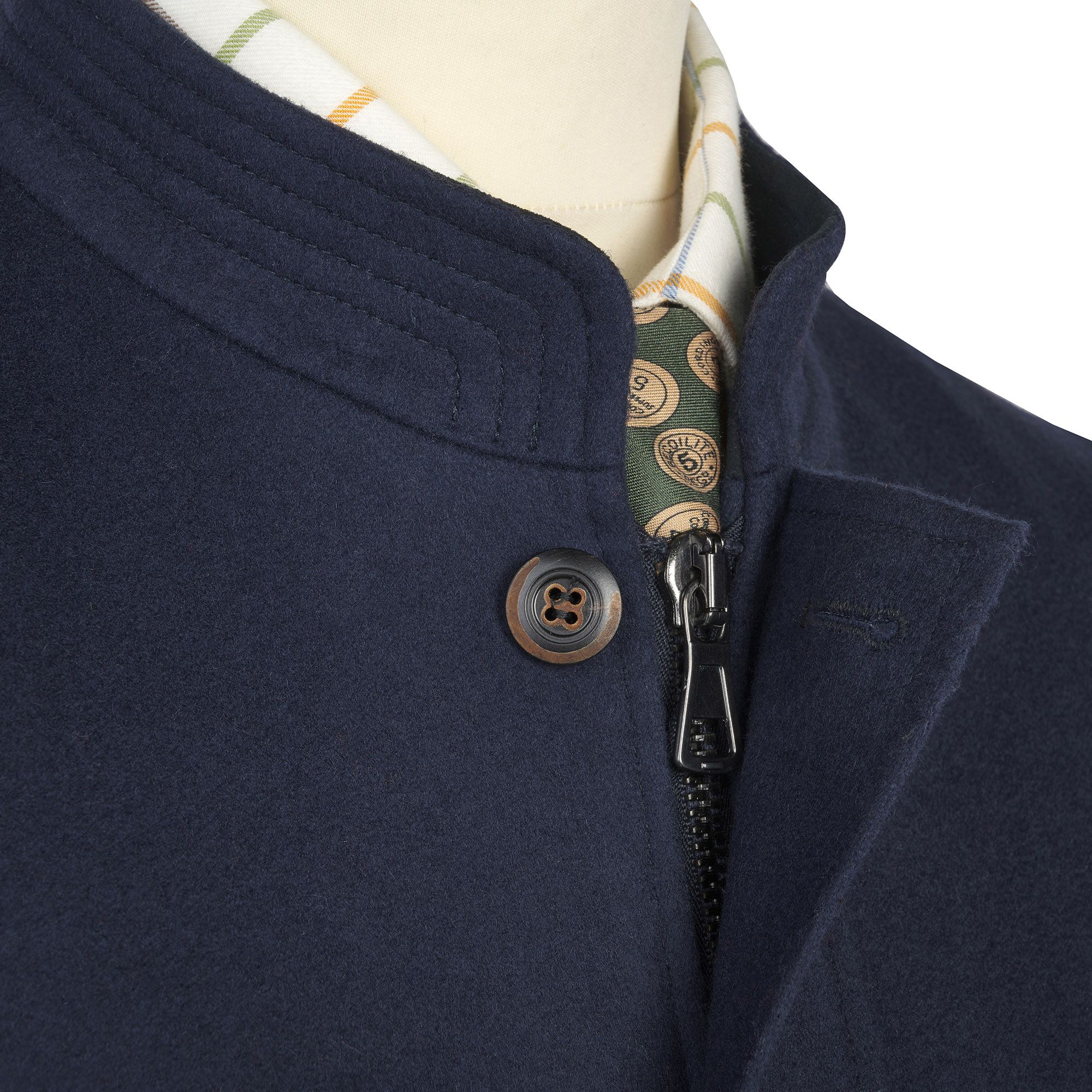 Navy Exmoor Doeskin Gilet | Men's Country Clothing | Cordings