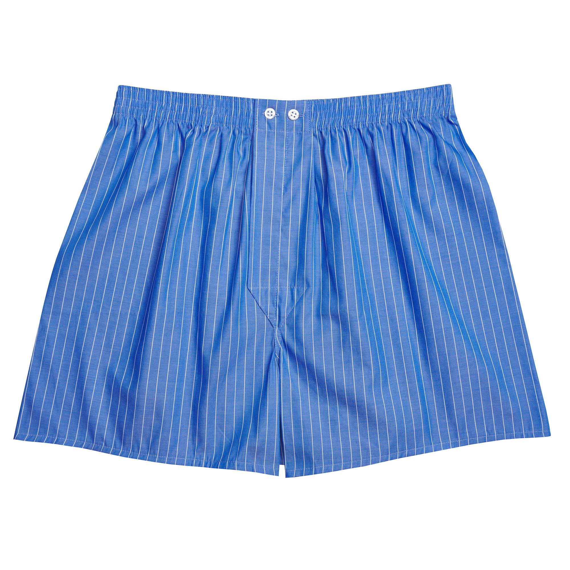 Cornflower Blue Bath Boxer Shorts | Men's Country Clothing | Cordings