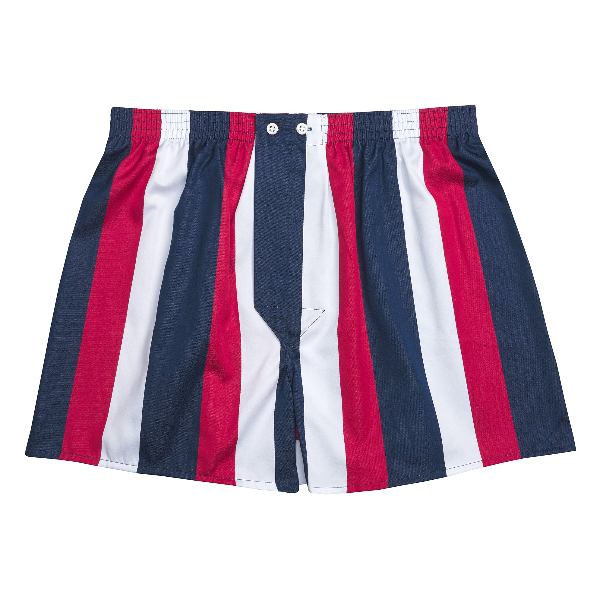 Red & Navy Bath Boxer Shorts | Men's Country Clothing | Cordings