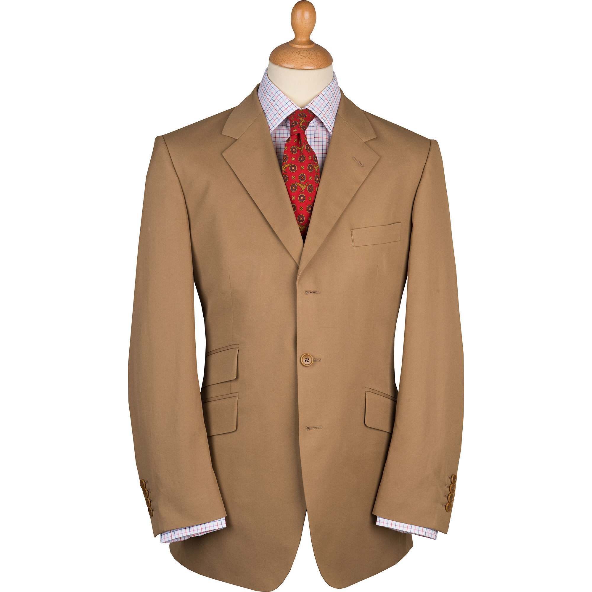 Dark Sand Cotton Parade Fine Drill Jacket Cordings