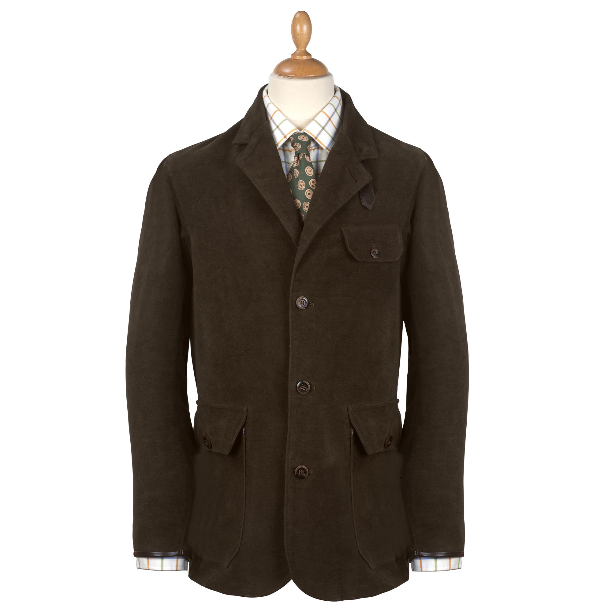 Brown Moleskin Wayfarer Jacket | Men's Country Clothing | Cordings