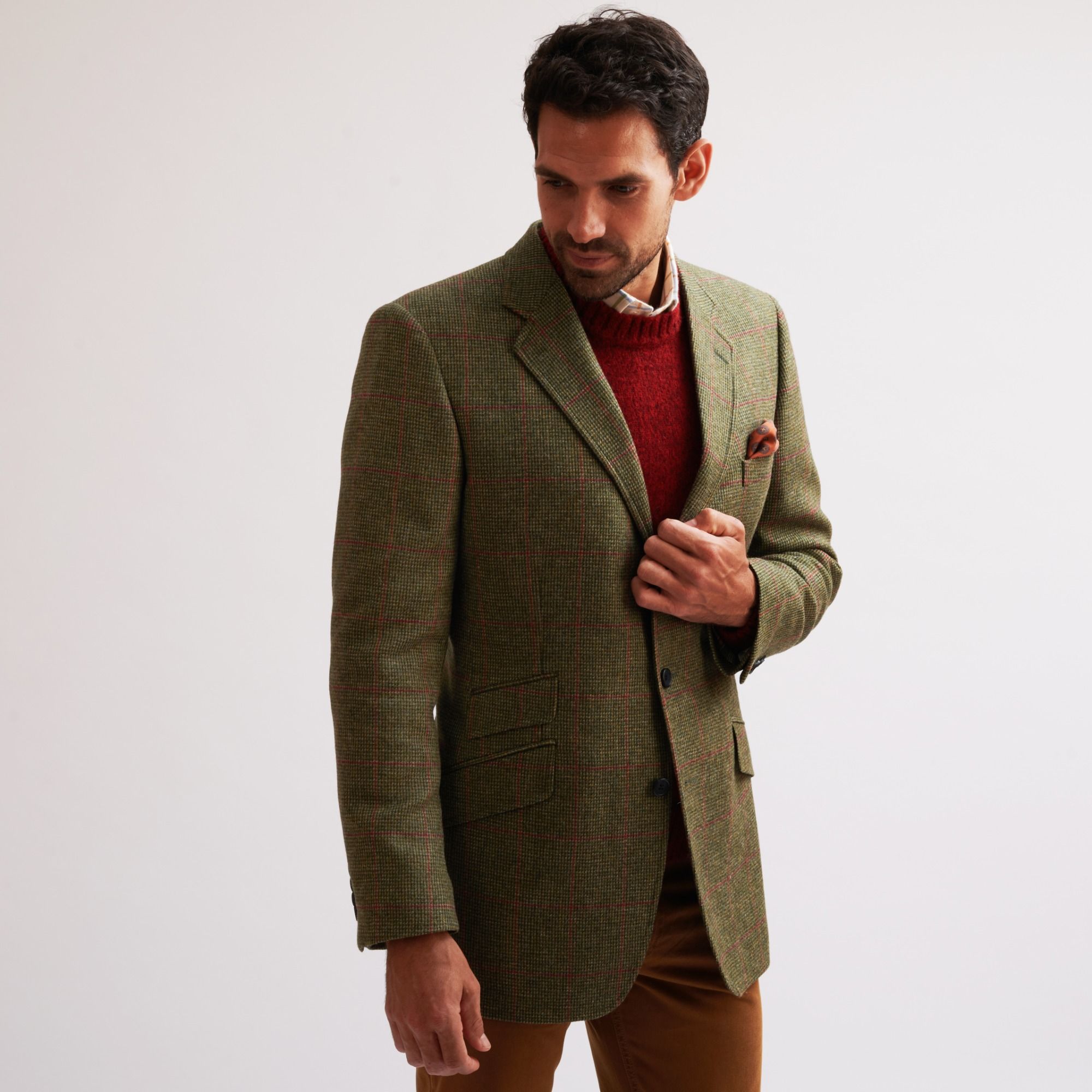 Green Dalton Check Jacket | Men's Country Clothing | Cordings