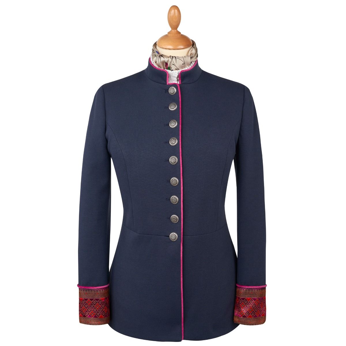 AO Blazer Uniform Stil  Knöpfe Military  Casual Jacke Marine  Blau L 40 