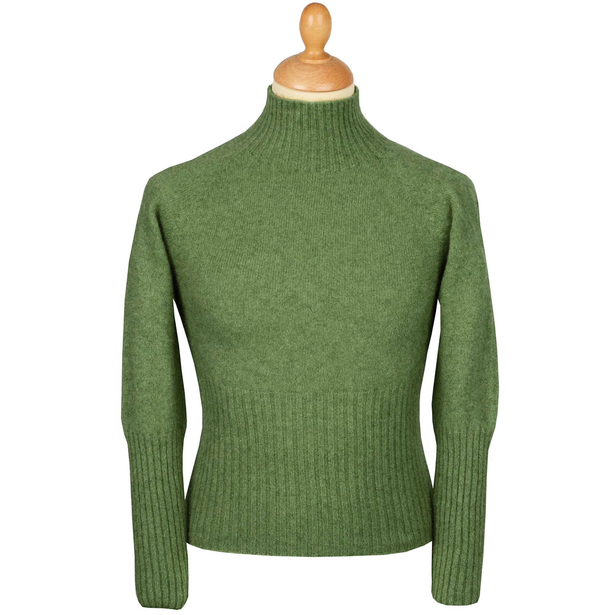 Soft Green Possum Turtleneck Sweater | Ladies Country Clothing | Cordings