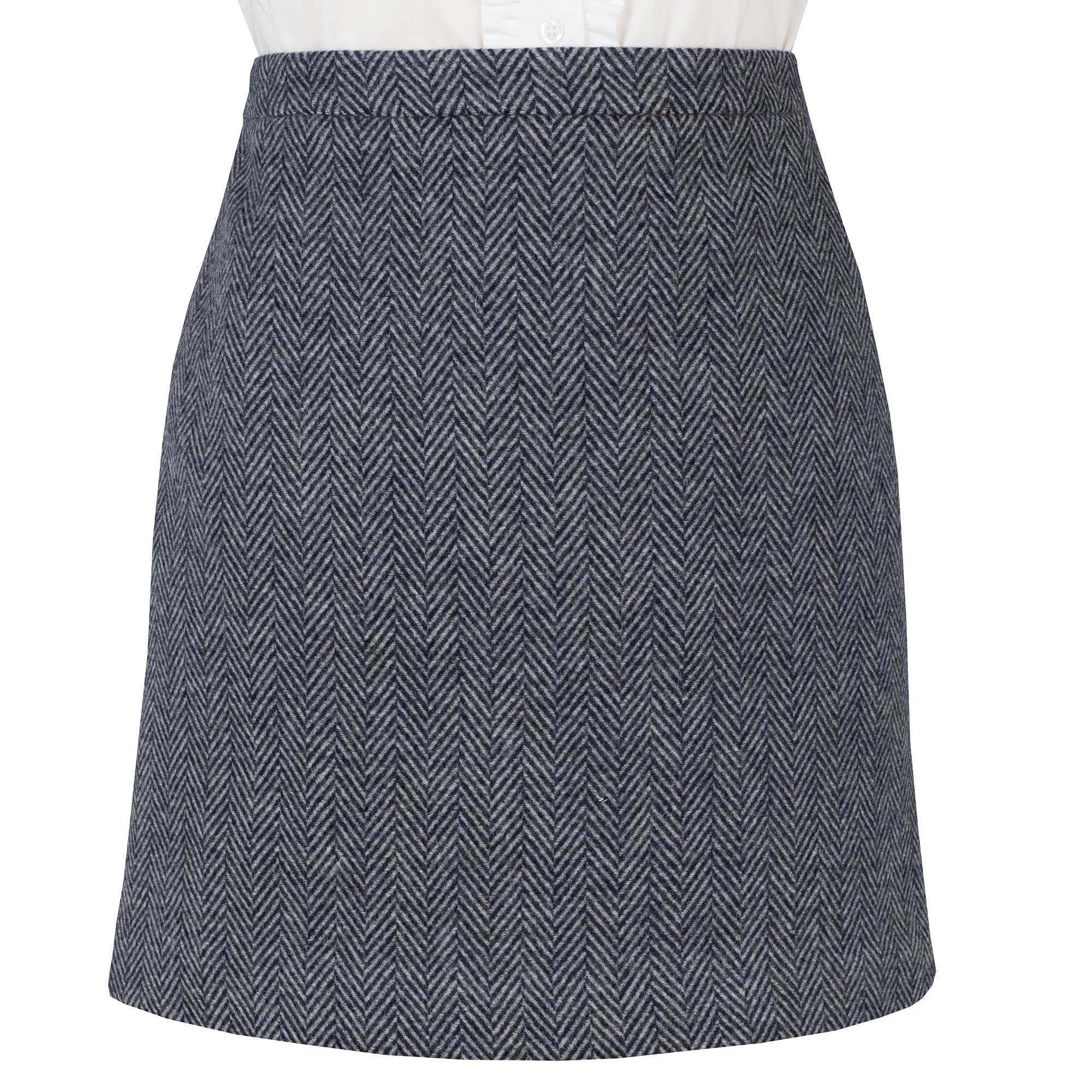 Navy Carlisle Short Skirt | Ladies Country Clothing | Cordings