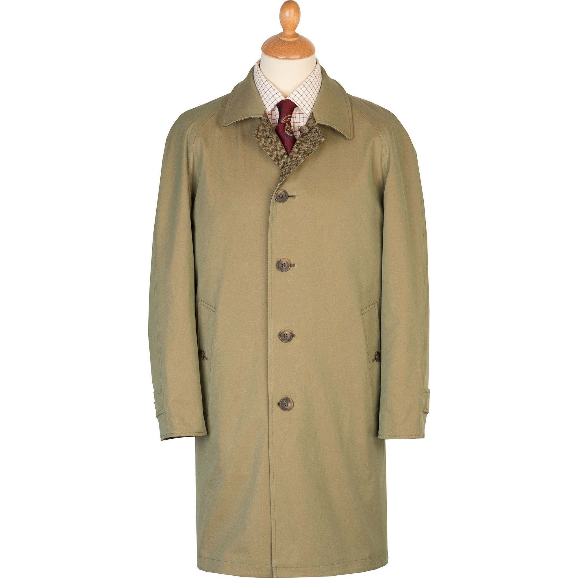Heavy Tweed Reversible Raincoat | Cordings