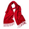 Scarlet Red Classic Cashmere Scarf