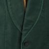 Green Velvet Smoking Jacket