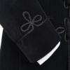 Black Double Breasted Smoking Jacket