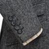 Charcoal Grey Haworth Herringbone Blazer