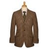 Brown Dalmore Harris Tweed Jacket