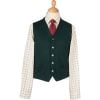 Bottle Green Merino Waistcoat