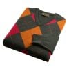 Argyle V-Neck Jumper