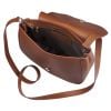 Tan Leather Clutch Handbag