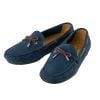 Blue Suede Deck Loafers