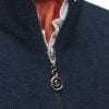 Navy Possum Zip Gilet