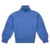 Blue Alpine Roll Neck Sweater