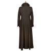 Dark Brown T.ba Long Tweed Coat