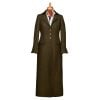 Olive Green T.ba Long Tweed Coat