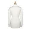 White Satin Viscose Tie Shirt
